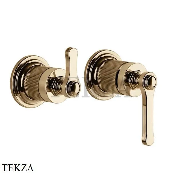 Gessi VENTI20 Смеситель для душа, 2 потока, вешняя часть 65038-735, Warm Bronze PVD