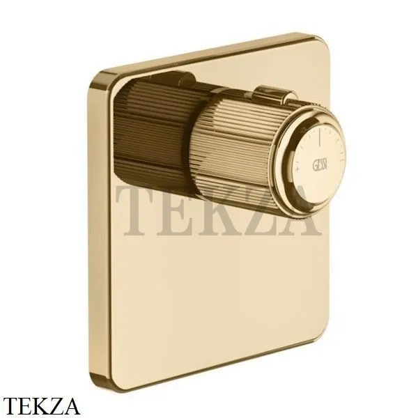 Gessi VENTI20 Термостат для душа, внешняя часть 65316-735, Warm Bronze PVD