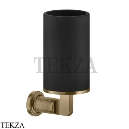 Gessi INCISO accessories Стакан настенный для зубных щеток, черный 58508-726, Warm Bronze Br.
