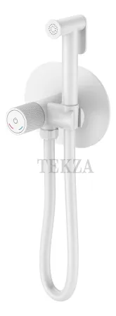 Boheme Tech Смеситель гигиенический автоматический TECH 157-MW Matt White