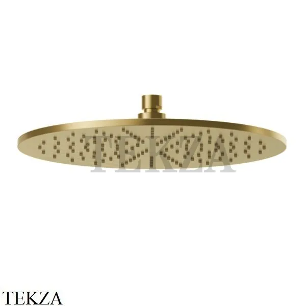 Newform Верхняя круглая лейка D300, без кронштейна 26534.59.097, PVD Brushed Gold