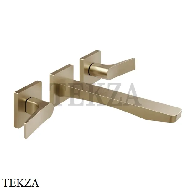 Gessi RILIEVO Смеситель для раковины на 3 отверстия, внешняя часть 59090-726, Warm Bronze Br