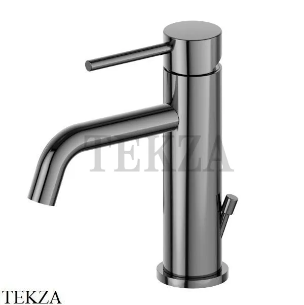 Newform XT Смеситель для раковины 125, с донным клапаном 4200.58.063, PVD Gun metal