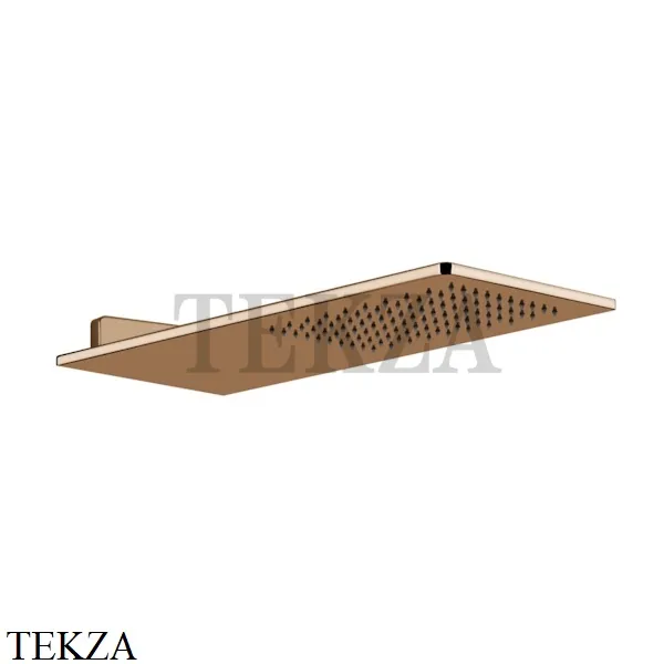 Gessi Rettangolo shower Верхний душ настенного крепления 33095-030, Copper глянец