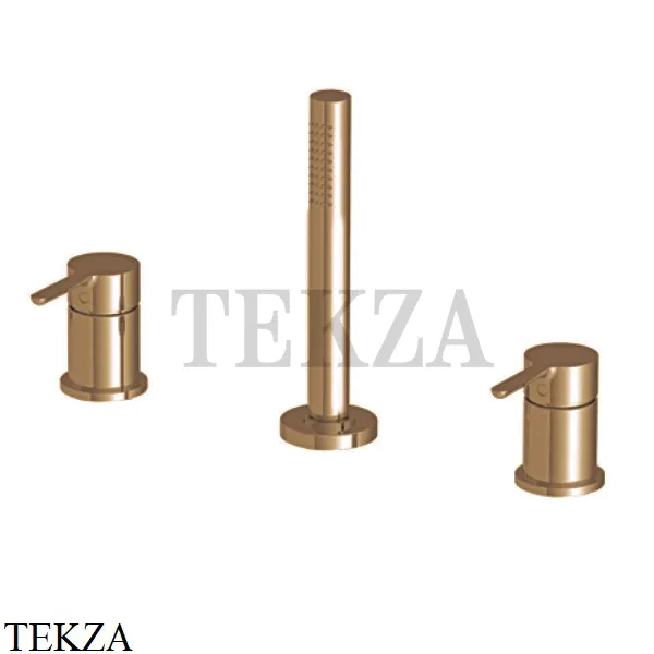 FIMA Carlo Frattini SNAP Смеситель для ванны, без излива F3124/1NZS, Brushed Amber Bronze