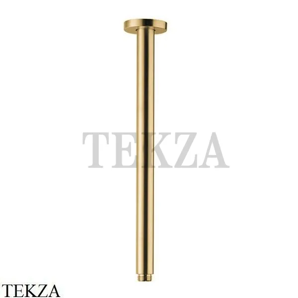 Newform Кронштейн для душа круглый потолочный L=350 29391X.59.097, PVD Brushed gold