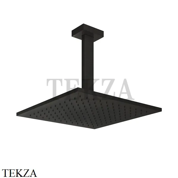 Gessi Rettangolo shower Верхний душ с потолочным кронштейном 15186-187, Aged Bronze