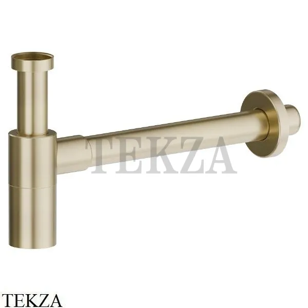 Newform Сифон для раковины бутылочный, 218.59.098, PVD Brushed pale gold
