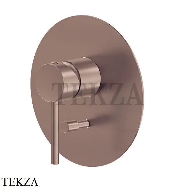 Newform XT Смеситель для душа 2 потока, внешняя часть, 4270E.59.067, PVD Br. Copper Bronze