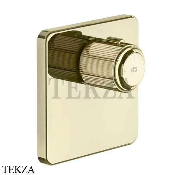 Gessi VENTI20 Термостат для душа, внешняя часть 65316-710, Brass PVD