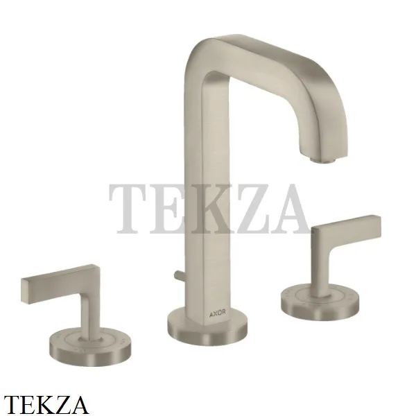 Axor Citterio Смеситель для раковины 170, с донным клапаном 39135820, Brushed Nickel