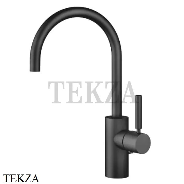 Dornbracht Meta Смеситель для раковины высокий 165, с донным клапаном 33560661-33, черный матовый
