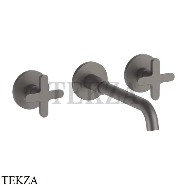 Fantini Icona Classic Смеситель для раковины 20 см, внешняя часть 53P5R013B, Matt Gun Metal PVD