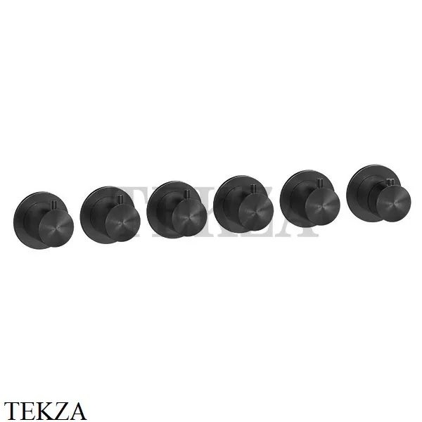 Gessi 316 SHOWER Термостат для душа на 5 выходов, внешняя часть 54340-299, Black XL