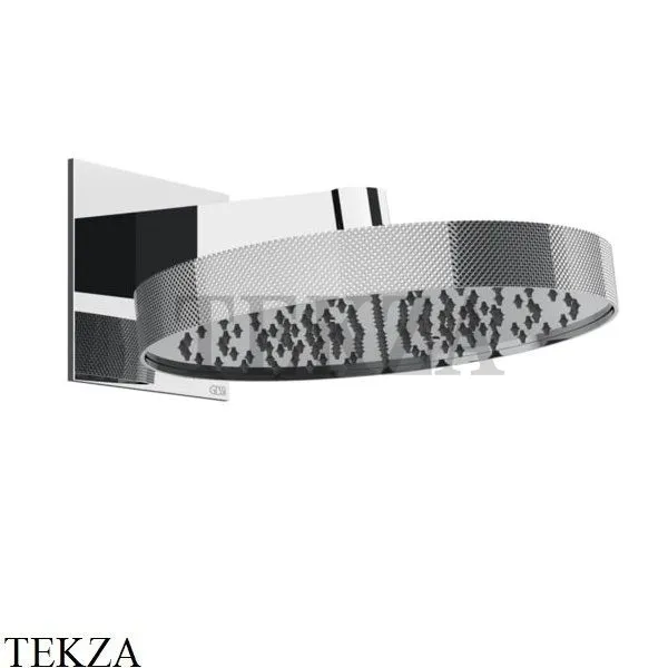 Gessi Inverso Diamantato Верхняя лейка с кронштейном D30 см 63449-031, хром глянец