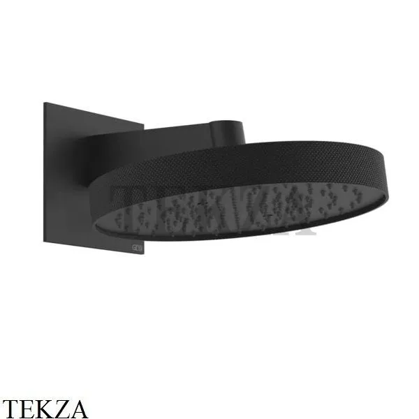 Gessi Inverso Diamantato Верхняя лейка с кронштейном D30 см 63449-299, Matte Black