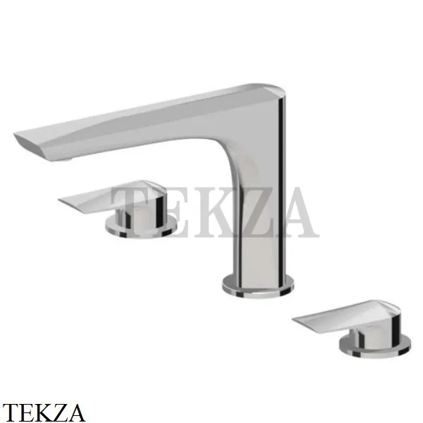 Newform Delta Zero Смеситель для раковины 3 отв., без гарнитура 72200.21.018, хром глянец