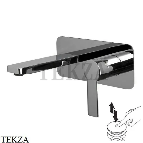 FIMA Carlo Frattini MAST Смеситель для раковины 15, внешняя часть, F3141WX5CS, Brushed black chrome