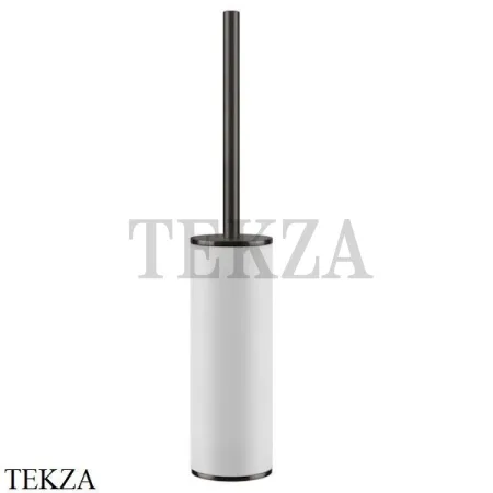 Gessi Inciso-Origini-Venti20 accessories Туалетный ершик напольный, белый 58543-707, Black Metal Brushed