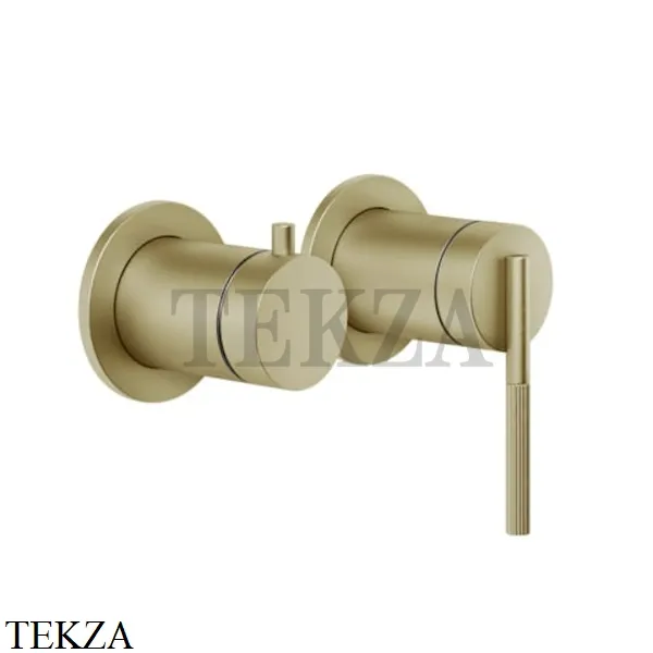 Gessi INGRANAGGIO Смеситель для душа, 2 потока, внешняя часть 63580-727, Brushed Brass