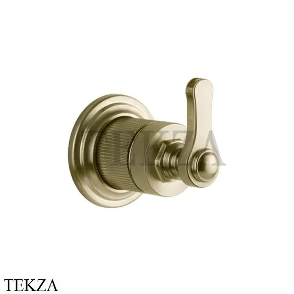 Gessi VENTI20 Вентиль запорный, 1 поток, внешняя часть 65247-727, Brass Br. PVD