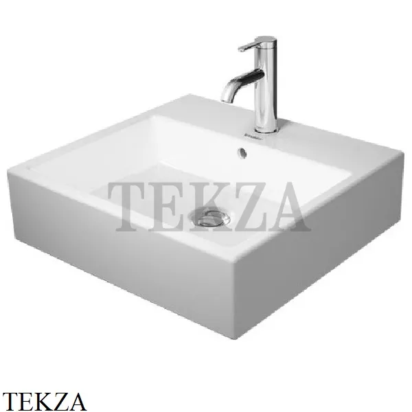 Duravit Vero AIR Раковина подвесная или на тумбу, с переливом 2350500000, белый глянец