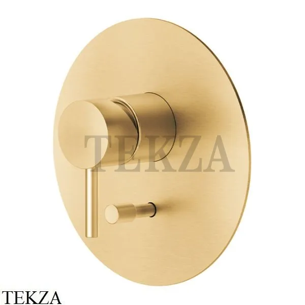 Newform X-Steel 316 Смеситель для душа 2 потока, внешняя часть, 69670EX.59.097, PVD Brushed gold