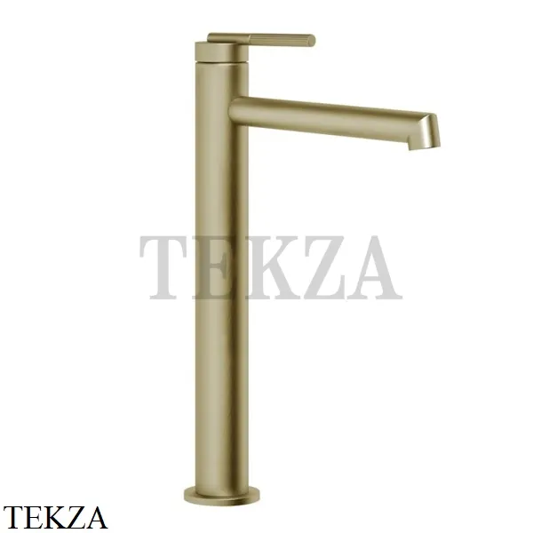 Gessi INGRANAGGIO Смеситель для раковины высокий, без гарнитура 63506-727, Brushed Brass