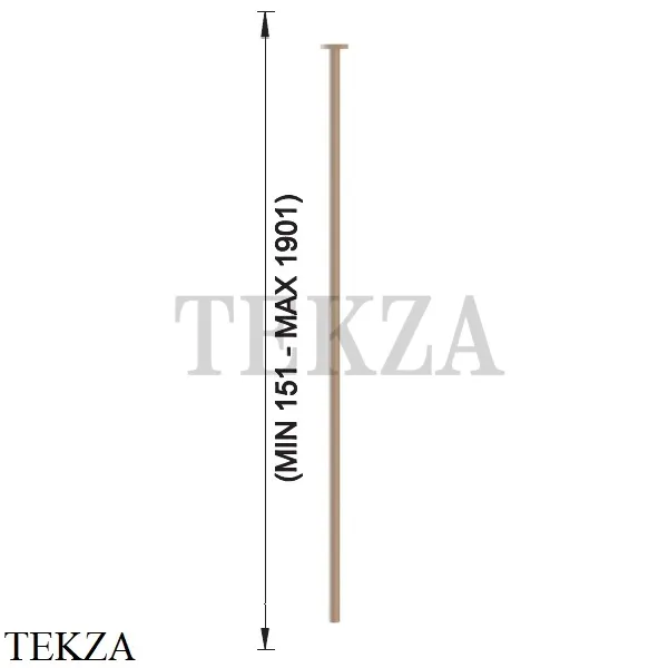 Gessi Origini WARM Излив для раковины потолочный, под размер 63499-275, Matte Cipria