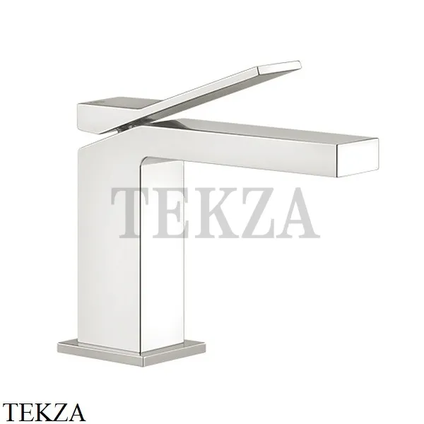 Gessi RETTANGOLO K Смеситель для раковины, без донного клапана 53002-720, Nickel PVD