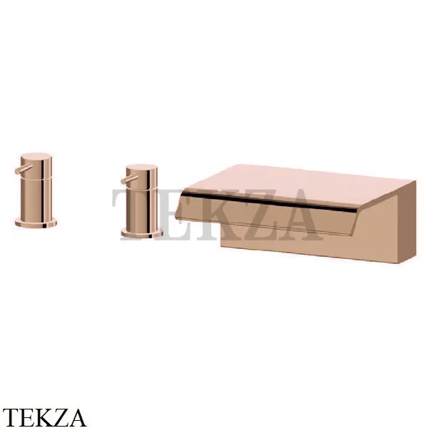 Newform Cascate Смеситель на борт ванны каскад 70032.M0.072, Copper satin