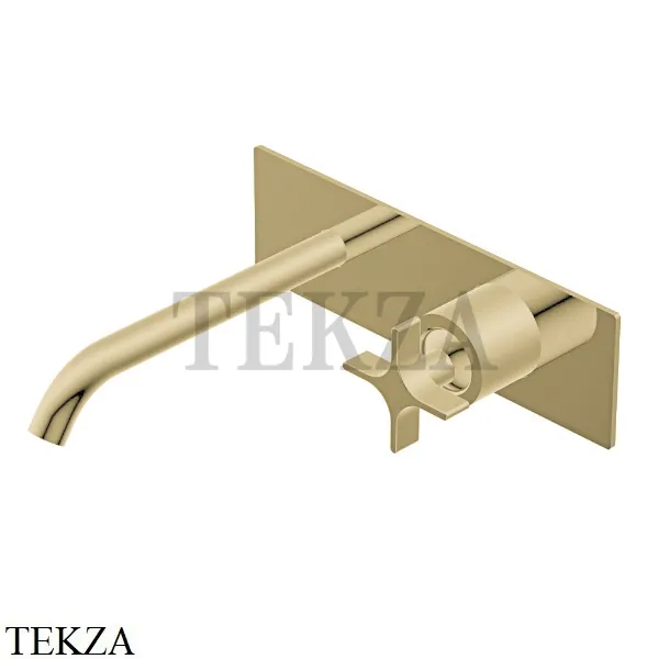 Ritmonio Diametro35 Cross Смеситель для раковины 193, внешняя часть PR53AL102 CHX, Brushed Champagne