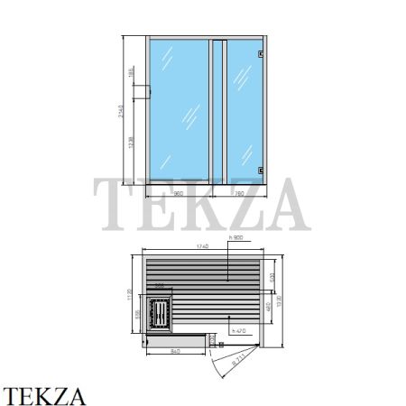 Effegibi YOKU.G 45 Сауна домашняя финская или BIO SA70300021