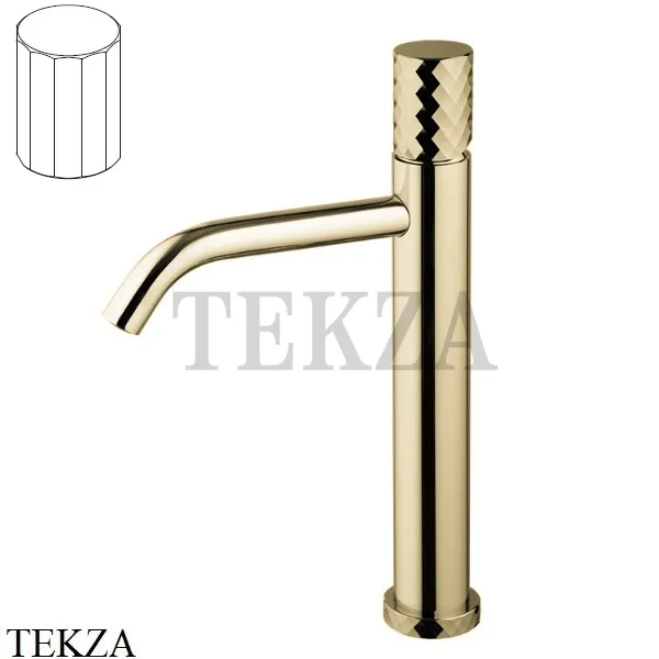 FIMA Carlo Frattini Spillo TECH V Смеситель для раковины, с донным клапаном F3031TLXSVHL, Champagne