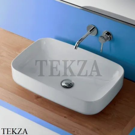 Kerasan Tribeca Раковина накладная без перелива 514101, белый глянец