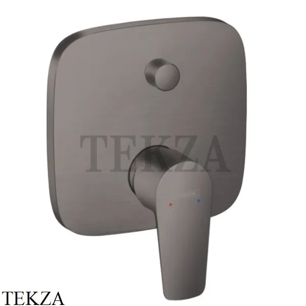 Hansgrohe Talis E Смеситель для душа с переключателем, внешняя часть 71745340, черный хром brushed