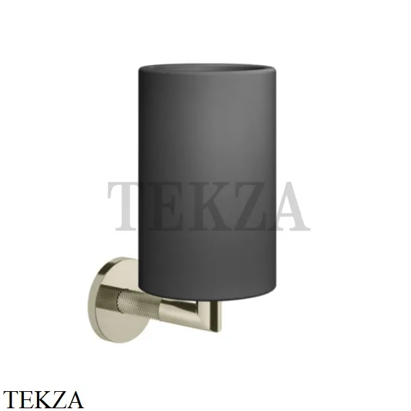 Gessi ANELLO Стакан настенный, композит черный 63708-720, Nickel PVD