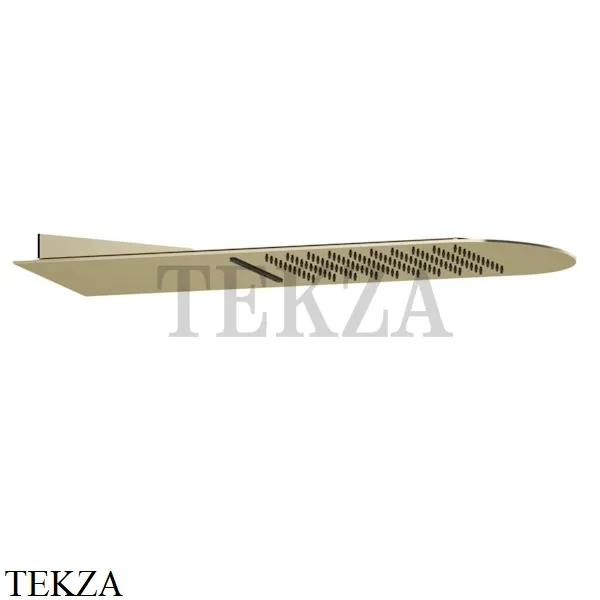 Gessi Private Wellness TREMILLIMETRI Верхний душ, 2 функции 33053-710, Brass PVD