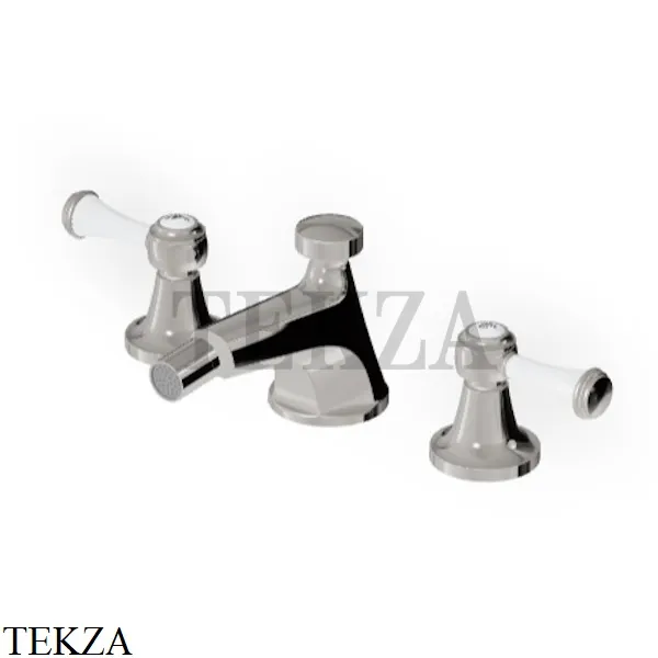 Zucchetti Agora Classic Смеситель для биде с донным клапаном ZAM370.C8, nickel глянец