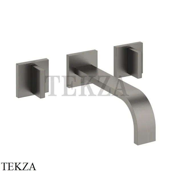 Dornbracht MEM Смеситель для умывальника 3 отв. 20см, внешняя часть 36712782-99, Dark Platinum matt