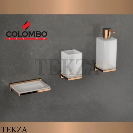 Colombo Look Мыльница подвесная, стекло матовое, B1601.VL Vintage медь глянец