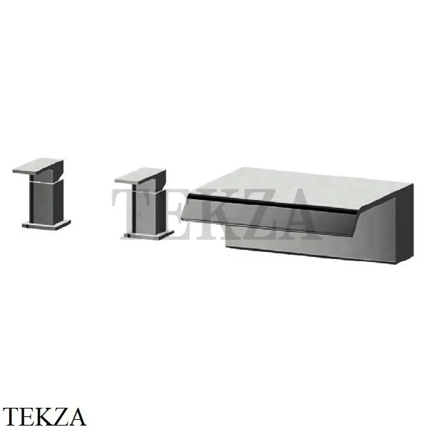 Newform Cascate Смеситель на борт ванны каскад 70033.M0.077, Carbon satin