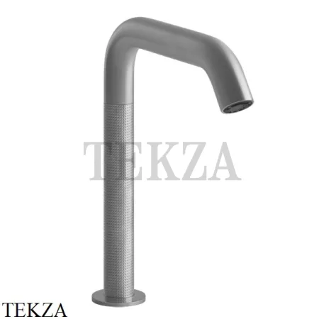Gessi 316 CESELLO Электронный смеситель высокий, с кран-фильтром 54480-239, Steel Brushed