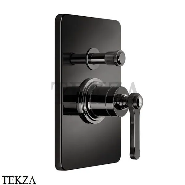 Gessi VENTI20 Смеситель для душа, 2 поток, внешняя часть 65079-706, Black Metal