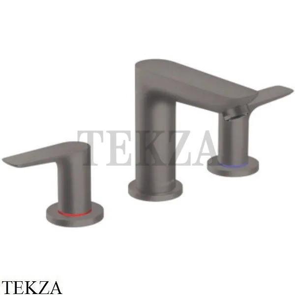 Hansgrohe Talis E Смеситель для раковины, с донным клапаном 71733340, черный хром brushed