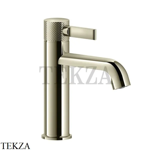 Gessi INCISO Смеситель для раковины низкий, с донным клапаном 58001-720, Nickel PVD