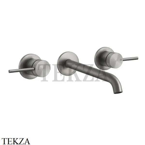 Gessi 316 MECCANICA Смеситель для раковины 18-20, внешняя часть 54294-239, Steel Brushed