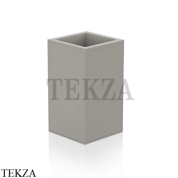 Decor Walther BROWNIE KOE Стакан настольный 0937449, тауп, эко-кожа