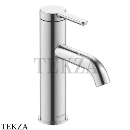 Duravit C.1 Смеситель для раковины, без сливного гарнитура C11020002010, хром глянец