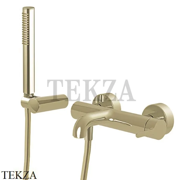 FIMA Carlo Frattini SNAP Смеситель для ванны, с гарнитуром F3114HS, Brushed Champagne
